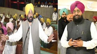 Heated exchange between Punjab CM Bhagwant Mann and Leader of Oppn Partap Bajwa in Vidhan Sabha