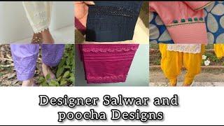 Patiyala Salwar Mohri Designs, Salwar Pooncha Designs, latest designer salwar.