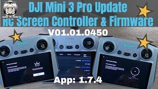 DJI Mini 3 Pro New Updates RC Screen & Aircraft Firmware #shaunthedrone