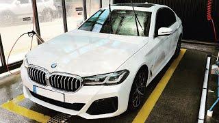 bmw 530i 세차시켜주는 브이로그 | 풀체인지가 되어버린 5시리즈