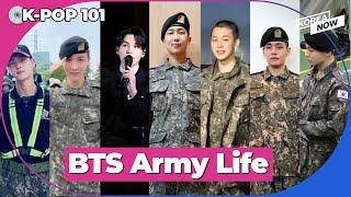 What are BTS members doing in the army?