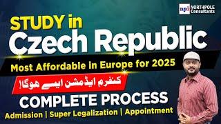 Study in Czech Republic from Pakistan 2025 | Czech Republic Appointment | #Czech Republic Visa