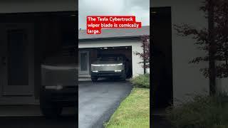 The Tesla Cybertruck wiper blade is LARGE