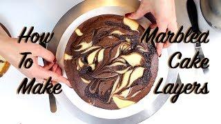 Marble Cake Recipe Tutorial | CHELSWEETS