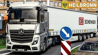 ETS 2: Im neuen Mercedes-BENZ MP5 über die Landstraßen von Heilbronn | EURO TRUCK SIMULATOR 2