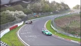 24h Rennen Nürburgring Qualifiers 2024 Überschlag Crash Wehrseifen