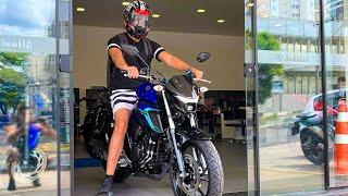 NOSSA NOVA MOTO FZ25 2024 0 KM | APRESENTAÇÃO DA FAZER 250 AZUL 2024