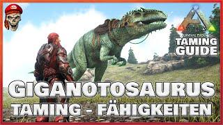  ARK TAMING GUIDE  GIGANOTOSAURUS zähmen + Fähigkeiten | ARK: Survival Evolved | #Doctendo