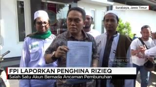 FPI Laporkan Penghina Rizieq Shihab