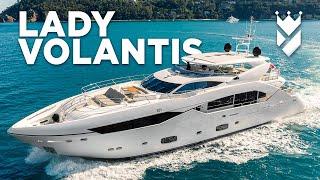 Walk through this beautiful Sunseeker 115' for charter "LADY VOLANTIS"!