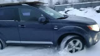 Mitsubishi Outlander XL 3.0 and russian winter ... snow