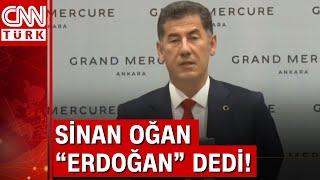 Sinan Oğan'dan "2. Tur" kararı: "Cumhur İttifakı adayı Erdoğan'ı destekleyeceğiz"