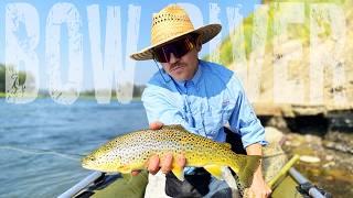 Fly Fishing BIG TROUT Mid Summer (HOPPER-DROPPER)