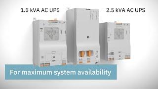 The energy-efficient QUINT high-power AC UPS