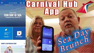 How To Use The  Carnival Hub App | Sea Day Brunch
