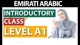 Emirati Arabic level A1 Introductory Class | AlRamsa Institute