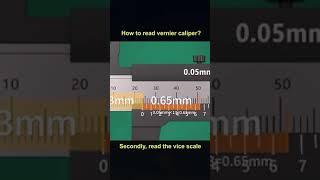 HOW TO READ VERNIER CALIPER? FOLLOW IF YOU LIKE... #short #shorts