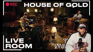 twenty one pilots- House Of Gold (Live Room) Reaction!! |CLIQUEMAS DAY 24|