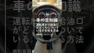 [Beginner's Guide] How to tell which way the fuel filler is located even from the driver's seat (...