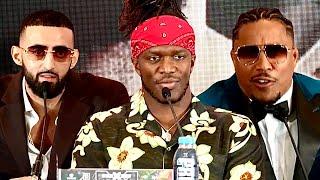 KSI THREATENED BY SLIM ALBAHER & ANTHONY TAYLOR • Full Press Conference • MISFITS DUBLIN
