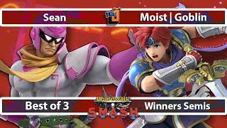 Post Cirque BWS - Sean (Captain Falcon) vs Moist | Goblin (Roy) - Winners Semis - CFL Smash Ultimate