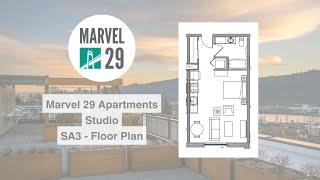 SA3 Floor Plan Virtual Tour - Marvel 29 Apartments