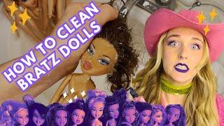 How to Clean Bratz Dolls | 10 Bratz Doll Transformations - Part 1 | TheMoodyBratz