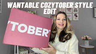 WANTABLE Unboxing & Try On | Cozytober Style Box | Theme Edit Review & Try on | Fall 2024