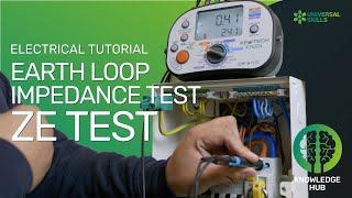 Earth loop impedance test, ZE test