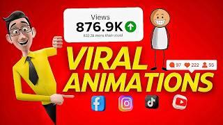 How to Create Viral Stickman Cartoon Animation Videos for Facebook, TikTok, Instagram, and YouTube