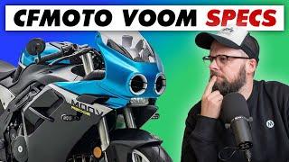 CFMOTO 500SR Voom Specs Revealed!