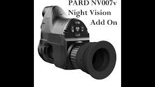 PARD NV007V Night Vision add on with day/night footage.