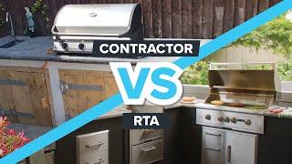 Discover the Differences: Contractor vs. RTA Outdoor Kitchen