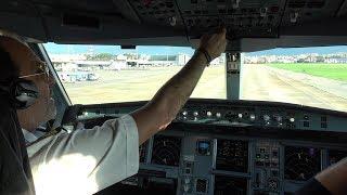Airbus A330 Cockpit Departure Lebanon Beirut with Middle East Airlines HD