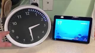 Amazon Echo Wall Clock Unboxing, Setup, and Usage **MUTE YOUR ECHO**