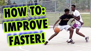 The Fastest Way to Improve in Basketball – Play Against Better Players!