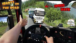 IDIOTS on the road #95 - PERMANENT Ban on camera | Real Hands Funny moments - ETS2 Multiplayer