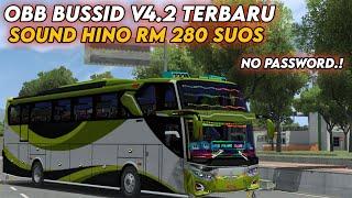 OBB BUSSID V4.2 TERBARU SOUND HINO RM280 SUOS GRAFIK HD NO PASSWORD - BUS SIMULATOR INDONESIA