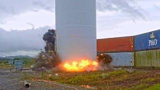 Hunterston Wind Turbine and Communications Tower - Controlled Demolition, Inc.