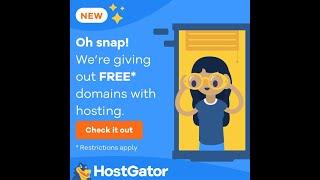 Hostgator BEST HOSTING WITH FREE DOMAIN??