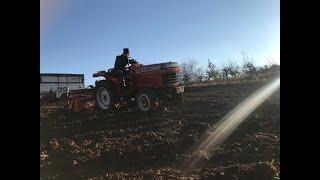 FarmVlog #3 Kubota+rotavátor GoPro/driver view