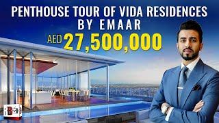 DUBAI PROPERTY : PENTHOUSE TOUR OF VIDA RESIDENCES BY EMAAR | AT THE TOP OF DOWNTOWN | FAROOQ SYED