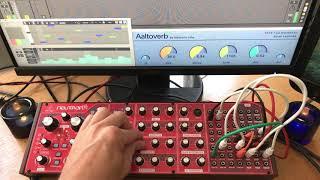 LDM Design O-blek stochastic sequencer, Behringer Neutron and Madrona Labs Aaltoverb ambient improv