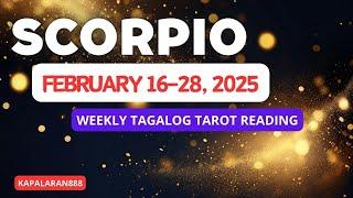 WAG KA MATAKOT! GO FOR IT! ️ SCORPIO FEBRUARY 16-28, 2025 Money/Love PREDICTIONS #KAPALARAN888