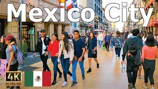 Mexico City 4K - Walking Tour in 2023 - CDMX 
