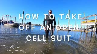 Wearing Open Cell Freediving Wetsuits