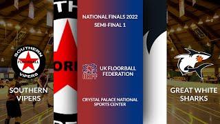 Southern Vipers vs Great White Sharks | Semi-Final 1 | UKFF National Finals | LIVE