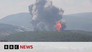 Israel and Hezbollah exchange heavy fire in major escalation | BBC News