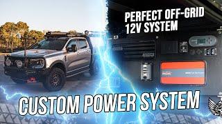 FULLY Custom Off-Grid 12V Power System for travelling around Australia | Next-Gen Ranger Walkthrough