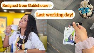 My last working day @Guidehouse , Technopark | Resigned from my first Job | Farewell Vlog️